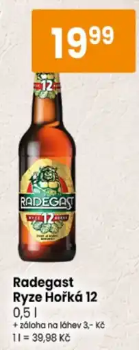 TEMPO Radegast Ryze Hořká 12 nabídka