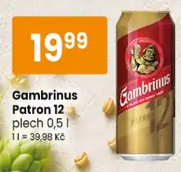 TEMPO Gambrinus Patron 12 nabídka