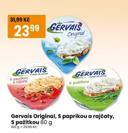 TEMPO Gervais Original, S paprikou a rajčaty, S pažitkou nabídka