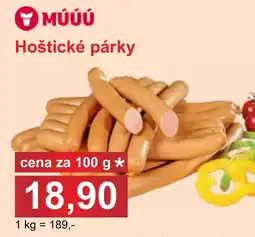 PLUS JIP Múúú hoštické párky nabídka