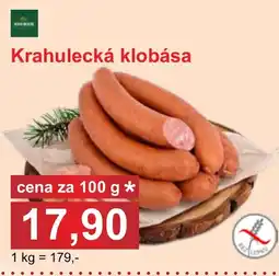 PLUS JIP Krahulecká klobása nabídka