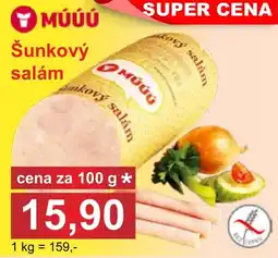 PLUS JIP Múúú šunkový salám nabídka