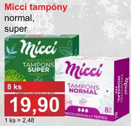 PLUS JIP Micci tampóny normal, super nabídka