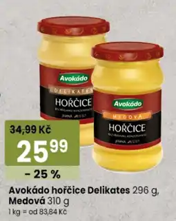 TEMPO Avokádo hořčice Delikates nabídka