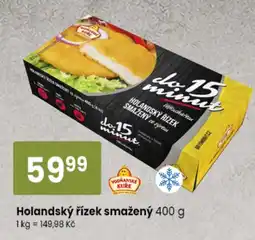 TEMPO Vodránské kure holandský řízek smažený nabídka