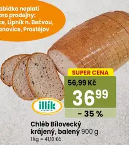 TEMPO illik Chléb Bílovecký krájený nabídka