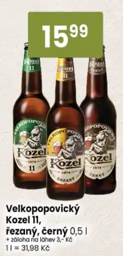 TEMPO Velkopopovický Kozel 11, řezaný, černý nabídka