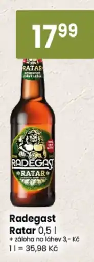 TEMPO Radegast Ratar nabídka