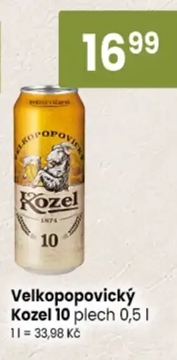 TEMPO Velkopopovický Kozel 10 nabídka