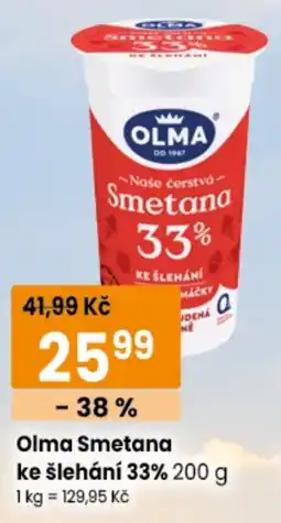 TEMPO Olma Smetana ke šlehání 33% nabídka