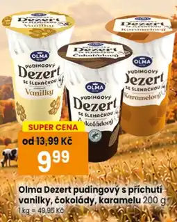 TEMPO Olma dezert pudinovy s prichuti vanilky, cokolady, karamelu nabídka