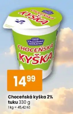 TEMPO Choceňská kyška 2% nabídka