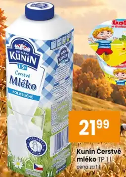 TEMPO Kunín čerstvé mléko nabídka