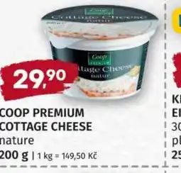 Konzum Coop premium cottage cheese nature nabídka