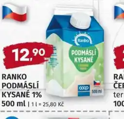 Konzum Ranko podmáslí kysané 1% nabídka