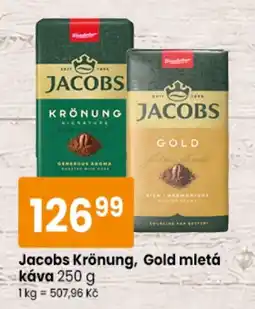 TEMPO Jacobs Krönung, Gold mletá káva nabídka