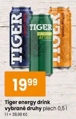 TEMPO Tiger energy drink nabídka