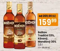 TEMPO Božkov Tradiční 33%, Kávový, Mandlový 30% nabídka