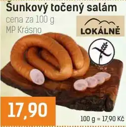 Konzum MP Krásno sůnkový točený salám nabídka