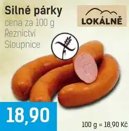 Konzum Silné párky nabídka