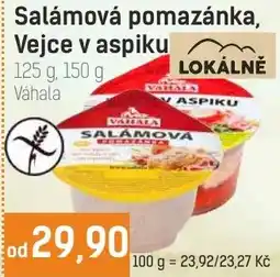 Konzum Váhala salámová pomazánka nabídka