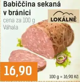 Konzum Váhala babiččina sekaná v bránici nabídka