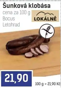 Konzum Bocus šunková klobása nabídka