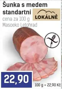 Konzum Masoeko Letohrad sunka s medem standardní nabídka
