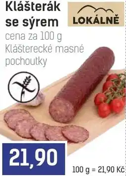 Konzum Klášterák se sýrem nabídka