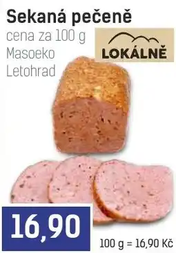 Konzum Masoecko sekaná pečeně nabídka