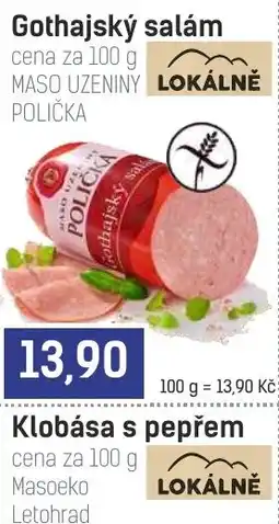 Konzum Policka gothajjsky salam nabídka