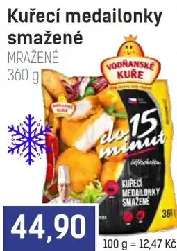 Konzum Vodňanské kuře kuřecí medailonky smažené nabídka