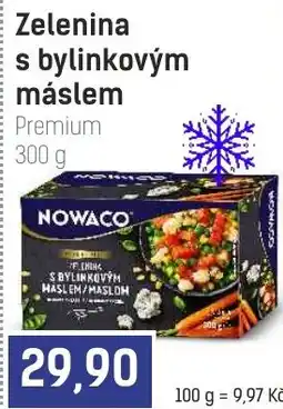 Konzum Nowaco zelenina s bylinkovým másem nabídka