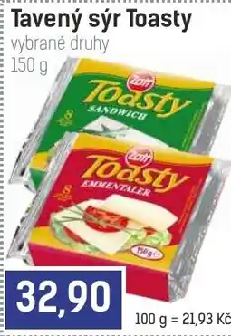 Konzum Toasty sýrové tyčinky nabídka
