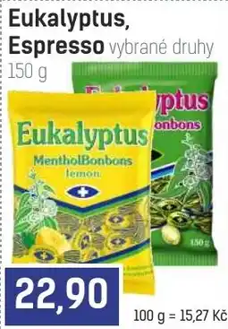 Konzum Eukalyptus MentholBonbons lemon nabídka