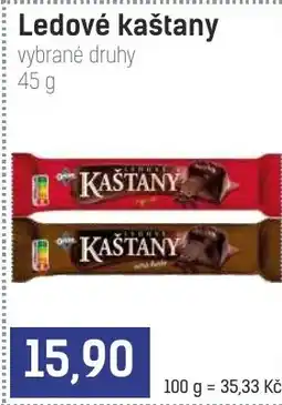 Konzum Kaštany ledové vybrané druhy nabídka