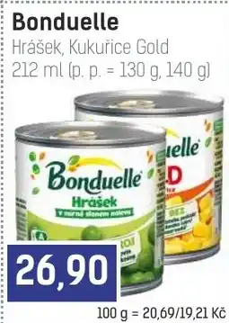 Konzum Bonduelle hrášek nabídka