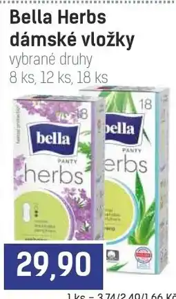 Konzum Bella herbs dámské vložky nabídka