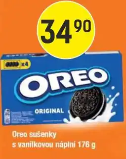 Konzum Oreo sušenky s vanilkovou náplní nabídka