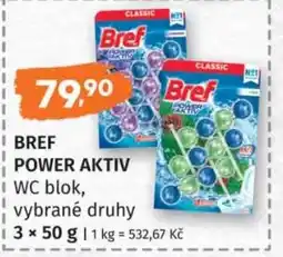 Konzum Bref power aktiv wc blok, vybrané druhy nabídka