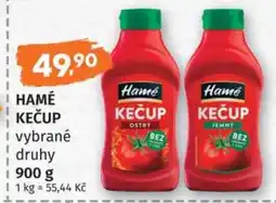 Konzum Hamé kečup nabídka