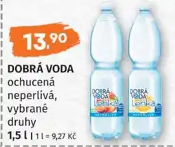 Konzum Dobrá voda ochucená neperlivá nabídka