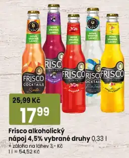 TEMPO Frisco alkoholický nápoj nabídka