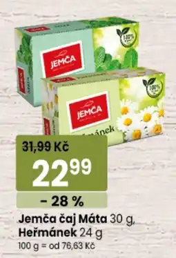 TEMPO Jemča čaj Máta Heřmánek nabídka