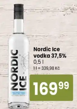 TEMPO Nordic Ice vodka nabídka