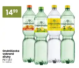 TEMPO Ondrášovka vybrané druhy nabídka
