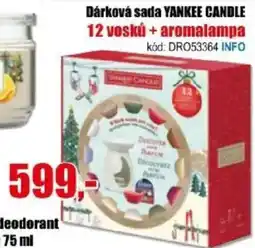 EVA Yankee candle 12 vosků + aromalampa nabídka