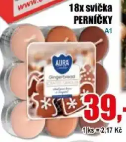 EVA Aura svíčka perníčky nabídka