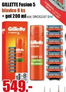 EVA Gillette fusion 5 +gel nabídka