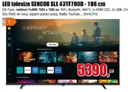 EVA Sencor led televize sle 43tf700b 108 cm nabídka